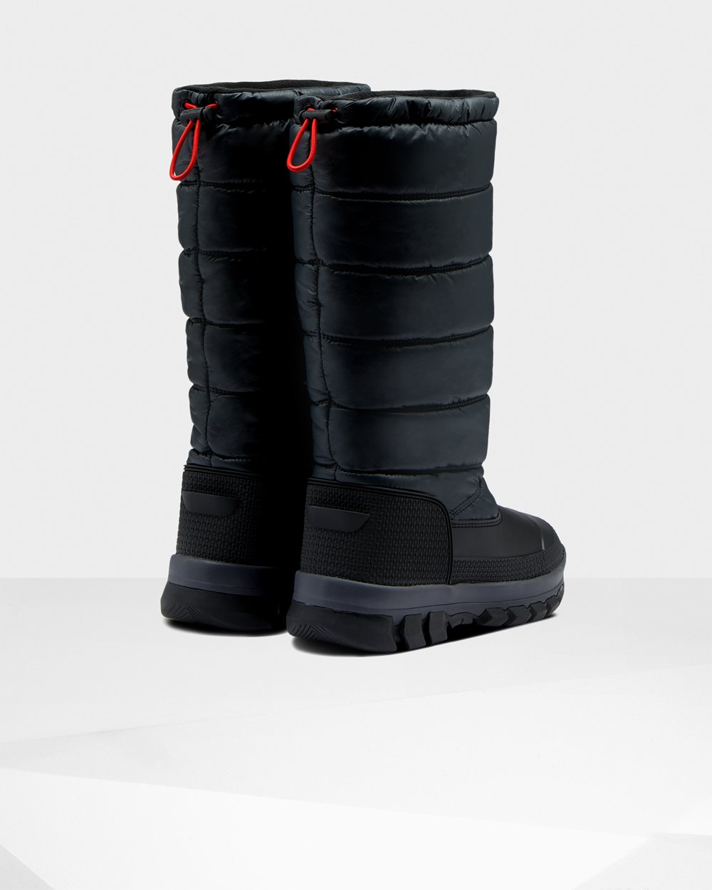Botas De Nieve Hunter Mujer Negras Original Insulated Tall 856972-URL